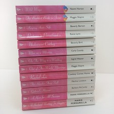 13x Silhouette Sensation Series Sexy Romance Love Book Bundle Undercover Cowboy