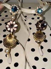 DOLCE GABBANA WHITE SWAROVSKI