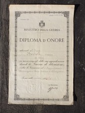 DIPLOMA D'ONORE FANTE 1 RAGGR