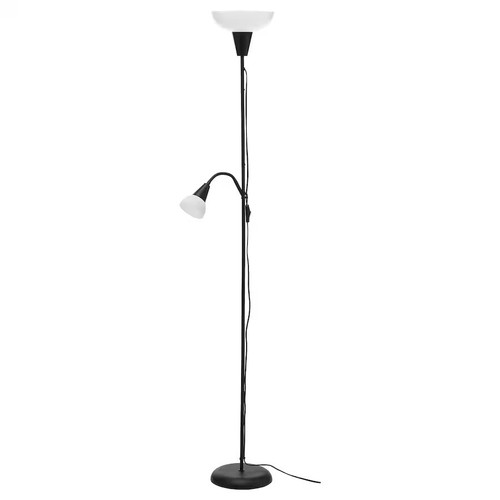 Lampada terra nera vetro - lampada,