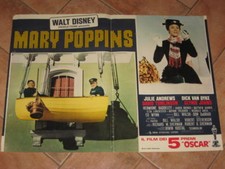 FOTOBUSTA MARY POPPINS WALT DISNEY 5 PREMI OSCAR !!!