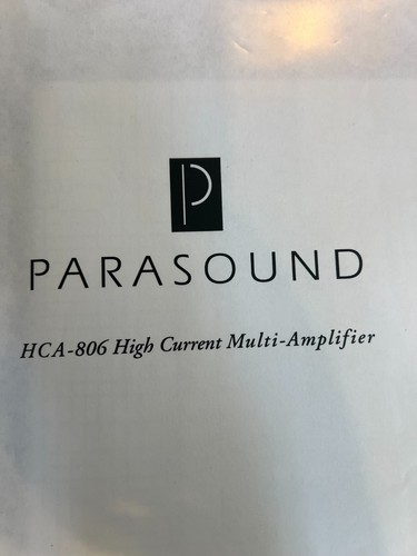 Schema originale per parasound - schema,