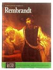 Rembrand L Opera Completa I Classici dell Arte Rizzoli 1978