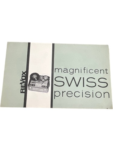 Revox brochure bobina - revox, a