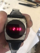 Orologio vintage Texas Instrument led anni 70 perfettamente funzionante 