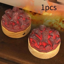 Lampada da comodino con luce notturna a forma di falò per regalo di San