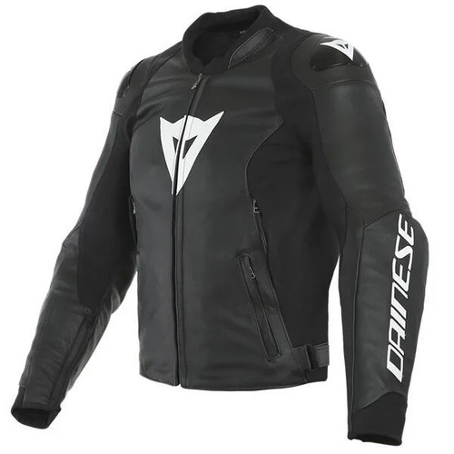 Giacca pelle moto sportiva