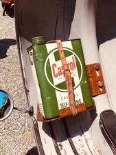 Rusty Farts Supporto lattina olio Vespa V5 per Vespa VNB, VBB, VBA, VNA, V50, ACMA