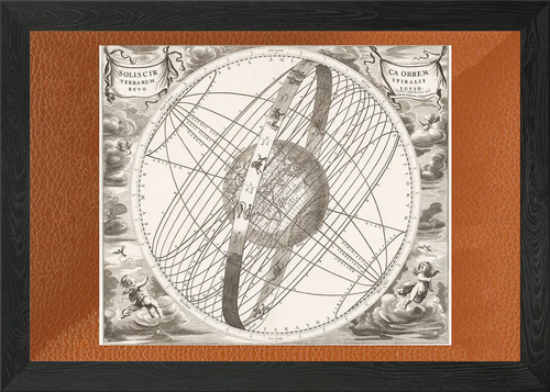 Ancient earth map framed wall - earth,