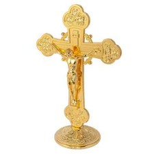 Crocefisso In Metallo Dorato
