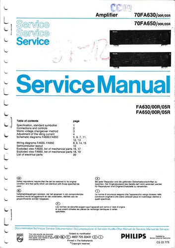Manuale servizio - manuale,