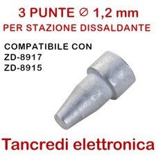 3 PUNTE RICAMBI N5-7 UGELLO Ø