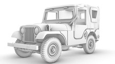 Jeep americana M38A1 stampata