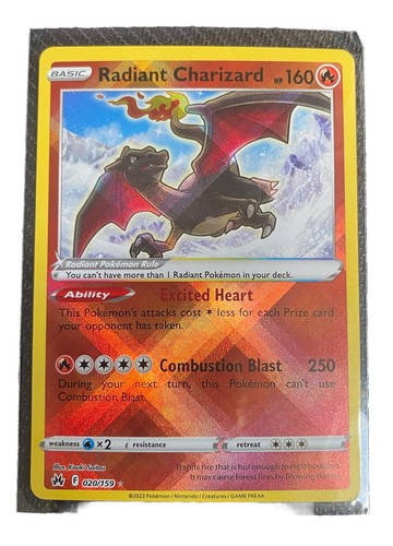 Pokémon tcg radiant charizard - pokémon,