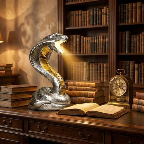 Statua serpente cobra - re,