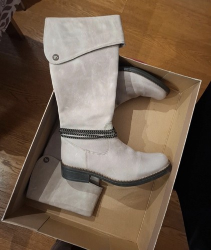 Stivali beige di pelle - stivali, n°