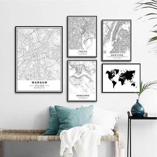 Città minimalista nordica