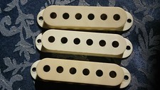 set pickup-cover Fender stratocaster bianco primi anni 70 1973 vintage
