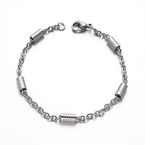 1pz bracciale acciaio inox