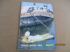 PIRELLI articoli sportivi 1963