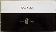 Brochure vendita auto ROLLS