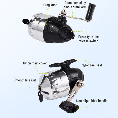 Kit combinato canna pesca - canna, e