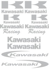 KIT ADESIVI Grigio metallizzato REPLICA KAWASAKI ninja z750 z800 er6n