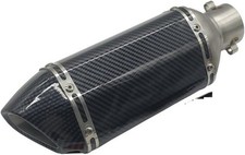 Silenziatore Di Scarico Moto In Fibra Di Carbonio Da 51 Mm