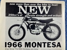 ANNUNCIO STAMPA MOTO MONTESA