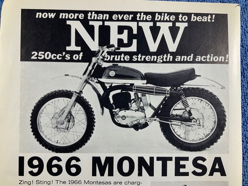 Annuncio stampa moto - annuncio, montesa