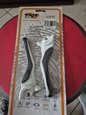 332025A COPPIA LEVE Freno YAMAHA AEROX MBK NITRO BIANCHE  + INSERTO IN GOMMA