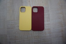 Lotto cover in colorazione gialla e viola per iPhone 12 pro max