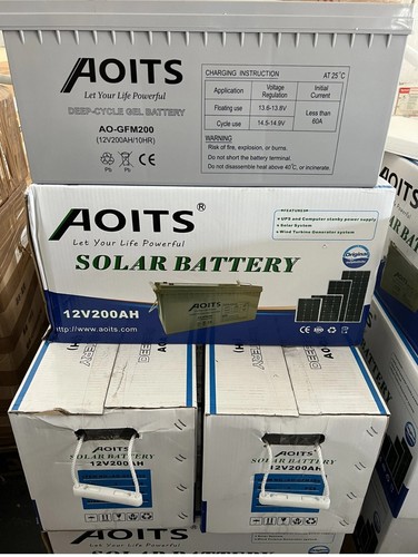 Kit batteria gel - batteria, 200ah