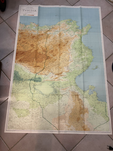 Tunisia carta geografica - tunisia,