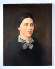 Biedermeier Ritratto di donna