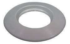 GUARNIZIONE ROSONE COPRIMURO IN SILICONE BIANCO D. 80 X TUBO CALDAIA SDOPPIATO