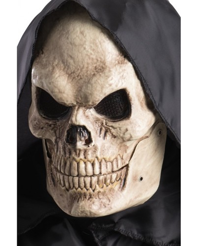 Maschera zombie faccia - faccia, teschio
