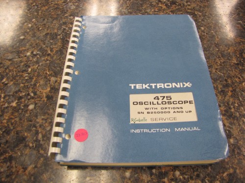 Oscilloscopio tektronix 475 - tektronix,