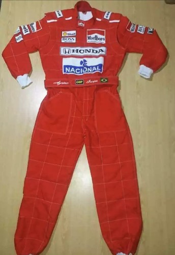 Tuta corsa kart stampata - tuta,
