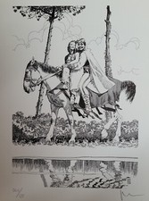Milo Manara Fellini stampa