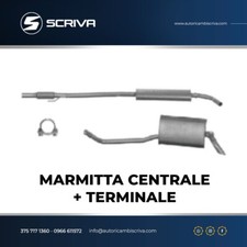 Marmitta completa centrale - marmitta,