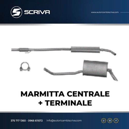 Marmitta completa centrale - completa,