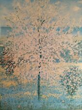 MICHELE CASCELLA 1892-1989 SERIGRAFIA 80X60 PRIMAVERA 4 STAGIONI ANNI 70 FIRMATA