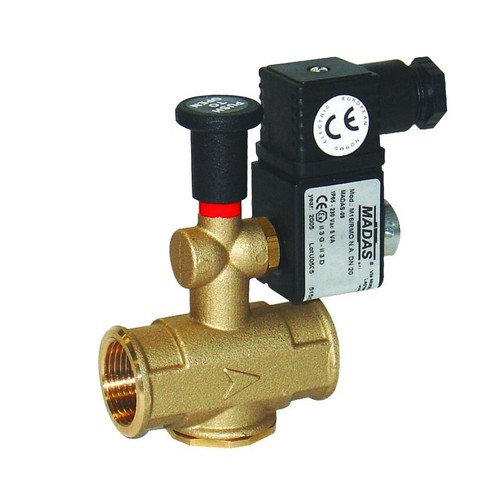 Elettrovalvola gas ottone 220v - elettrovalvola,