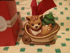 Addobbo Slitta Con Cerbiatto