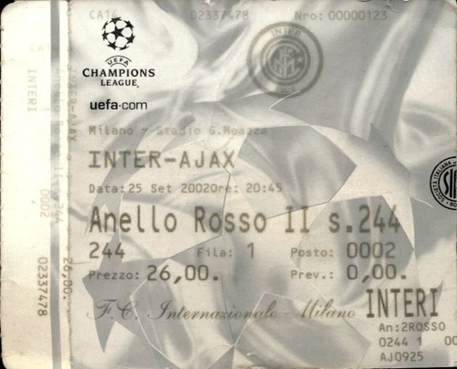 Biglietto stadio uefa - stadio,