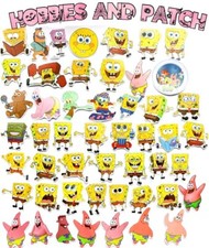 Stickers 50 adesivi SpongeBob Squarepants Patrick cartoon laptop pc tablet kid