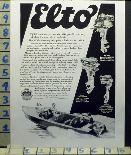 1930 elto motoscafo - motoscafo, fuoribordo