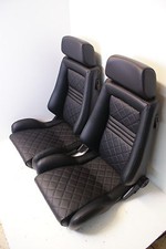 RECARO SPECIALIST L COPPIA PELLE NUOVA RIVESTITA PER DEFENDER VW T3-T4-T5 G MODEL...