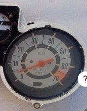 Lenti quadro strumenti contagiri tachimetro ORIGINALI Lancia Fulvia coupè serie